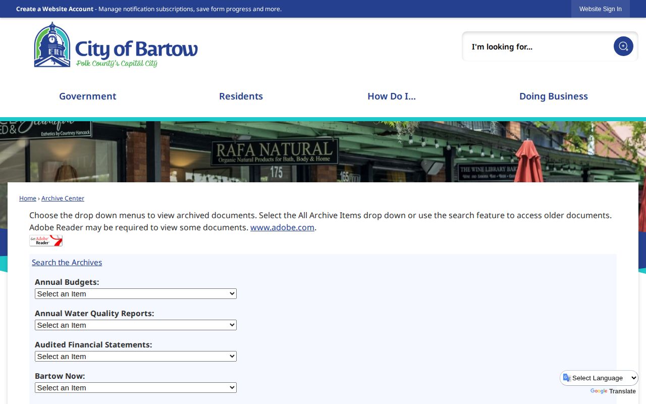 Bartow Police Department monthly activity reports archive for arrest record research